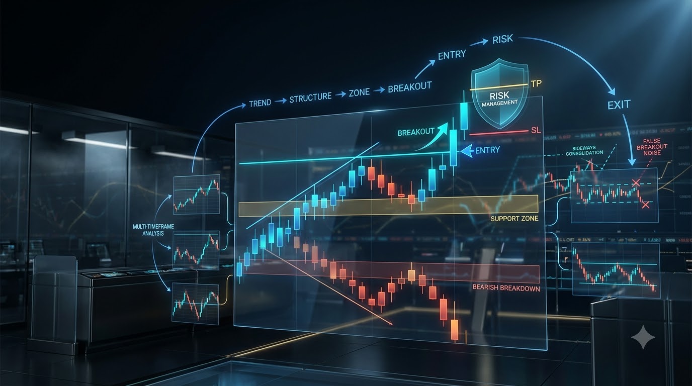 Giao Dịch Swing Theo Xu Hướng Forex: Từ Nhận Diện Xu Hướng Đến Breakout Và Reversal